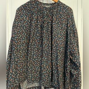 Dôen Jane blouse in Night Songbird Paisley